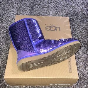Purple sequin Ugg’s